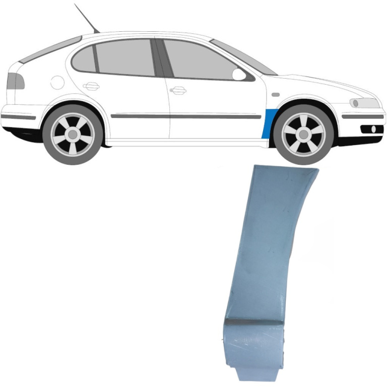Reparatie Aripa Fata Dreapta Blic Seat Toledo 2 1M2 1998-2006 6504-03-6616332P