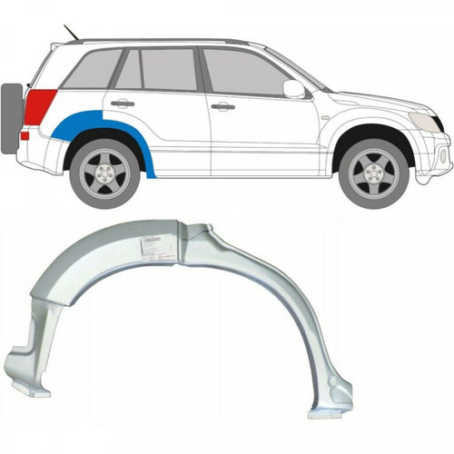 Reparatie Aripa Spate Dreapta Am Suzuki Grand Vitara 2 2005-2012 6825582