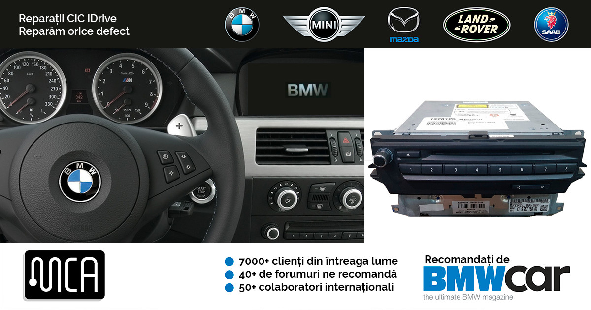 Reparatie navigatie BMW iDrive CIC | 1 a