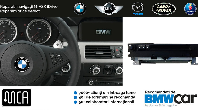 Reparatie navigatie iDrive M-ASK | 1 an garantie | Diagnoza gratuita