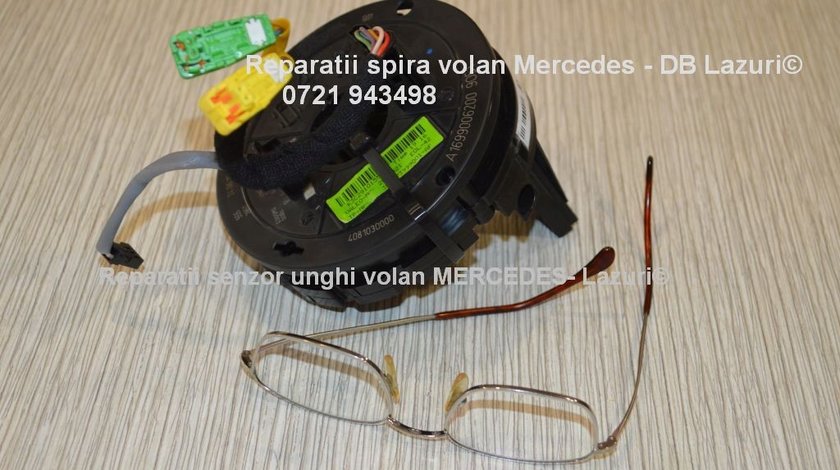 Reparatii senzor unghi volan mrm Mercedes B Class W245 W246 cod C220500 reparatie spirala airbag