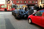 Replica Batmobilului surprinsa in Suedia
