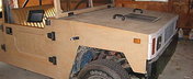 Replica Hummer din lemn
