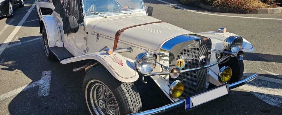 Replica unui Mercedes de cinci milioane de dolari, fotografiata la RAR Grivita Replica unui Mercedes de cinci milioane de dolari, fotografiata la RAR Grivita