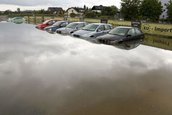 Reprezentanta BMW dupa inundatii