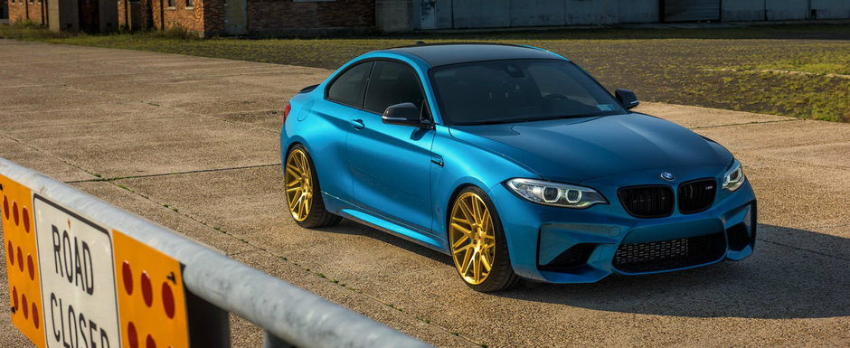 Reteta succesului pentru acest BMW M2: jante aurii de 6.800 de dolari de la Vossen Reteta succesului pentru acest BMW M2: jante aurii de 6.800 de dolari de la Vossen