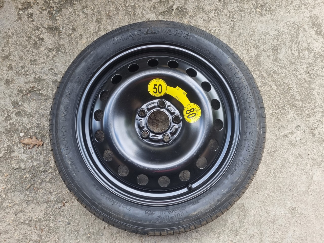 rezerva ford KUGA ,volvo ,renault 5x108 pe 125-80-17"slim,noua