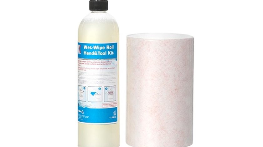 REZERVA LAVETA PREUMEZITA KIT PENTRU MAINI SI UNELTE WET-WIPE HERZKRAFT HK989871B <br>