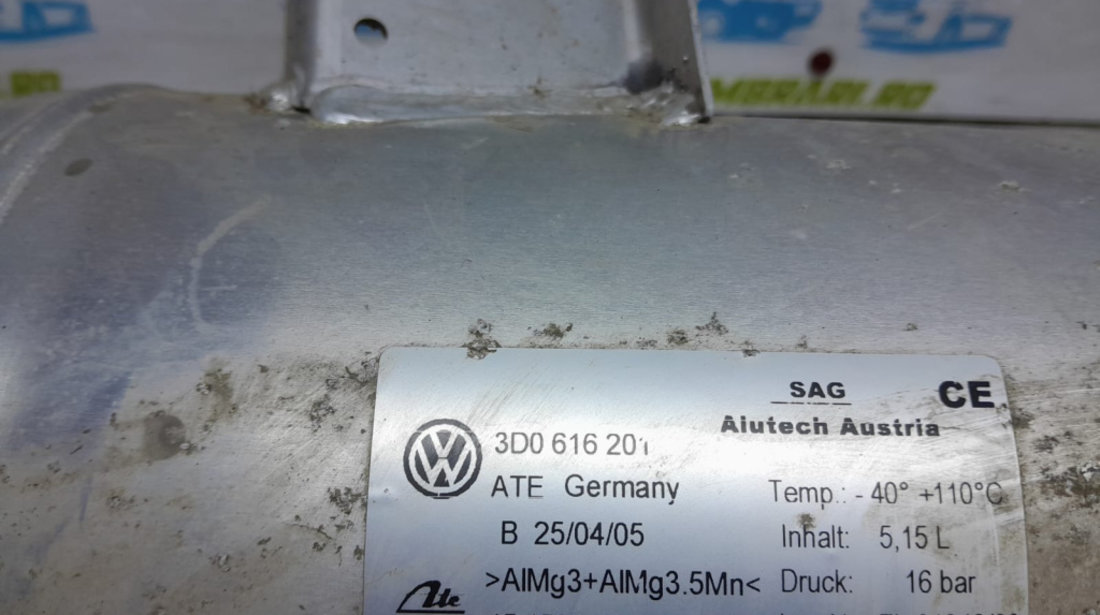 Rezervor aer 3.0 TDI 3d0616201 Volkswagen VW Phaeton [facelift] [2008 - 2010]