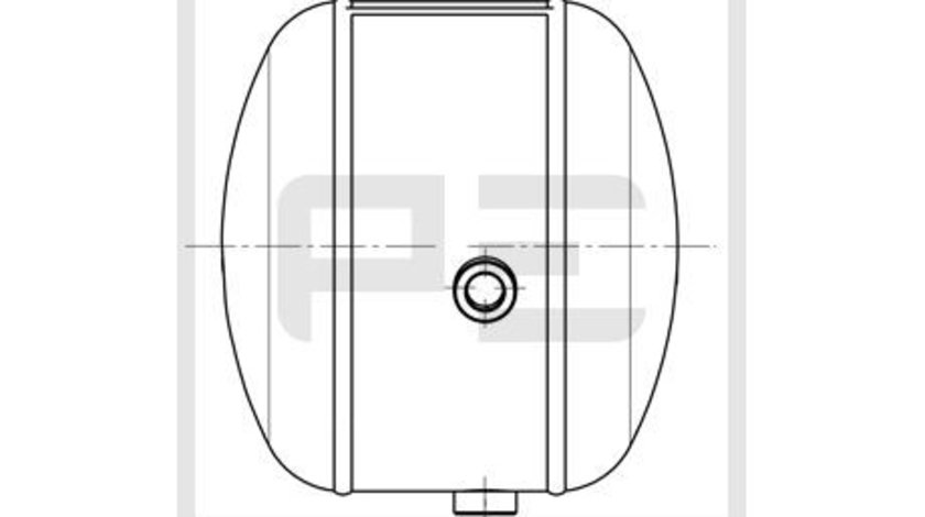 Rezervor aer, sistem compresor SCANIA P,G,R,T - series PETERS 126.250-00