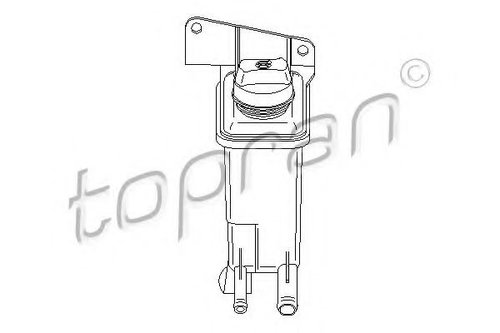 Rezervor, ulei hidraulic servodirectie- AUDI A4 Avant (8D5, B5) (1994 - 2001) TOPRAN 110 689 piesa N...