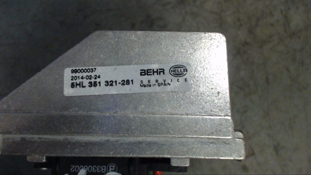 Rezistenta aeroterma BEHR AUDI A2 5HL351321281 / 990000375,