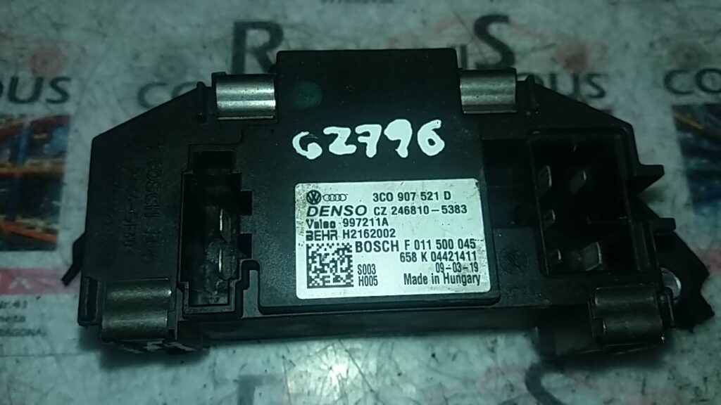 Rezistenta aeroterma VOLKSWAGEN PASSAT F 011 500 045 / F011500045 / 997211A / H2162002F 011 500 045 / F011500045 / 997211A / H2162002