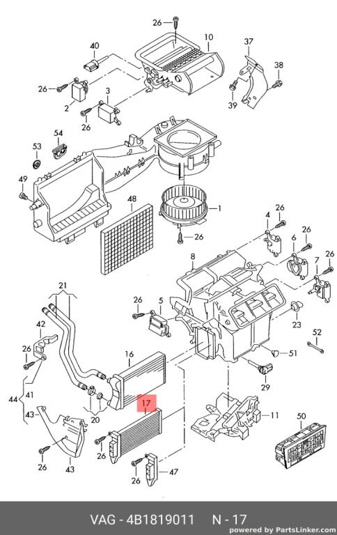 Rezistenta electrica 4B1819011 Audi A4 B6 Break 1.9 tdi 2002 AWX OEM 4B1819011