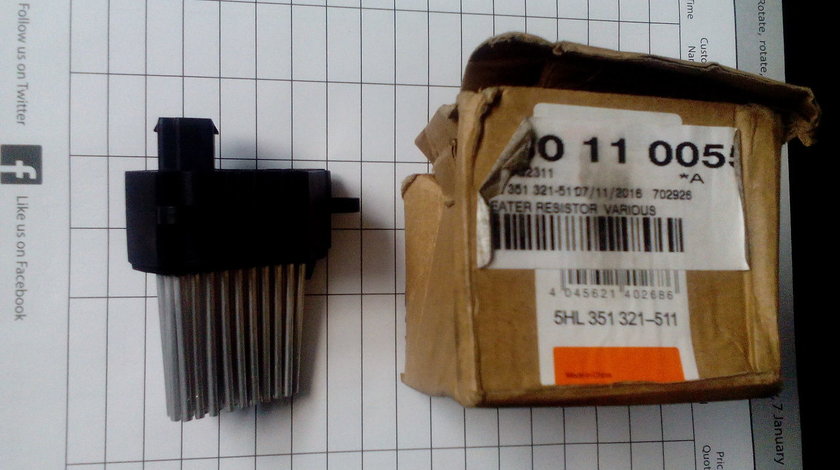 Rezistenta suplimentara climatronic BMW E 39 si X5