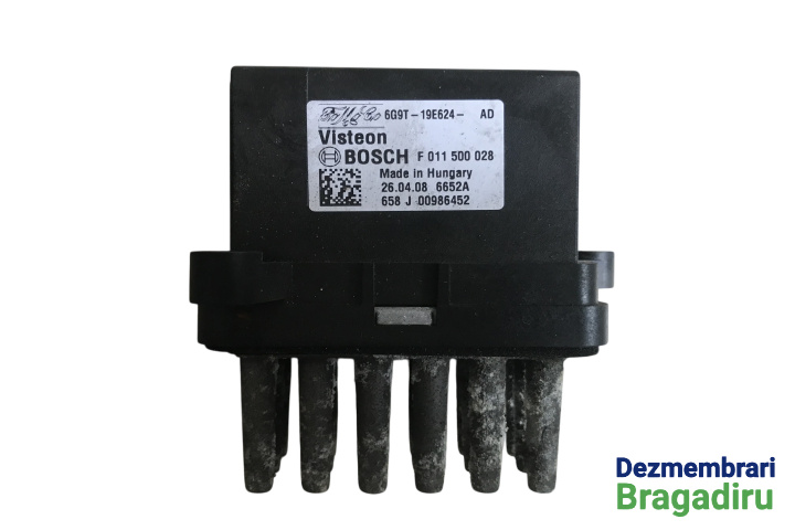 Rezistenta trepte aeroterma Cod: 6G9T-19E624-AD 6G9T-19E624-AD Ford Mondeo MK4 [2007 - 2010] Liftback 2.2 TDCi DPF MT (175 hp) MK4 (BA7)