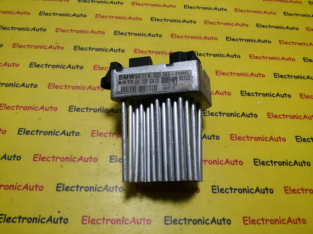Rezistenta Ventilator BMW 5ER E39 530, 64116920365, 5HL00843600,