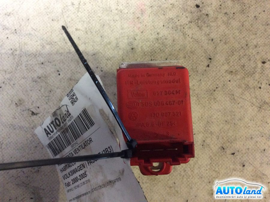 Rezistenta Ventilator Habitaclu 1j0907521 Volkswagen PASSAT 3B3 2000-2005