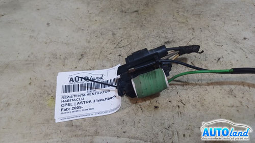 Rezistenta Ventilator Habitaclu 3134503108 Opel ASTRA J hatchback 2009