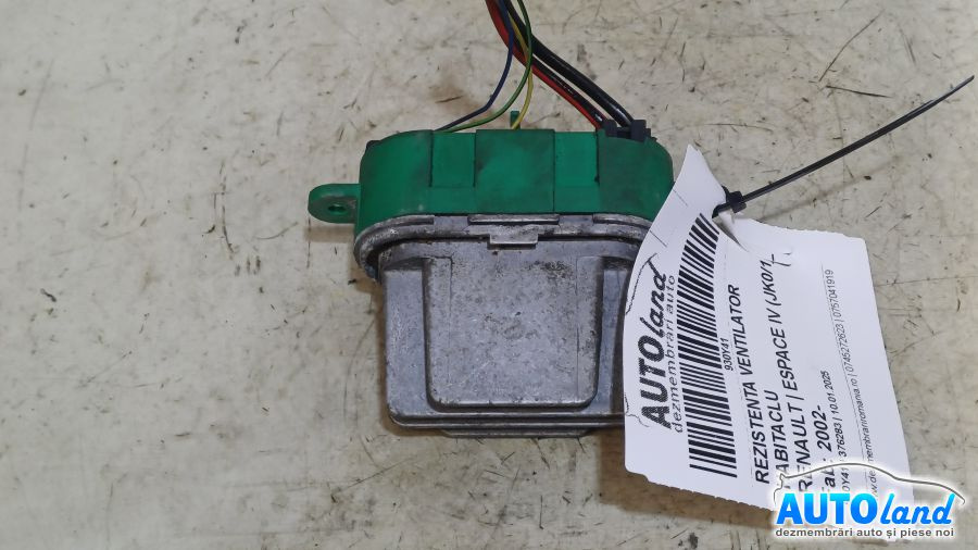 Rezistenta Ventilator Habitaclu 52492365 Renault ESPACE IV JK0/1 2002