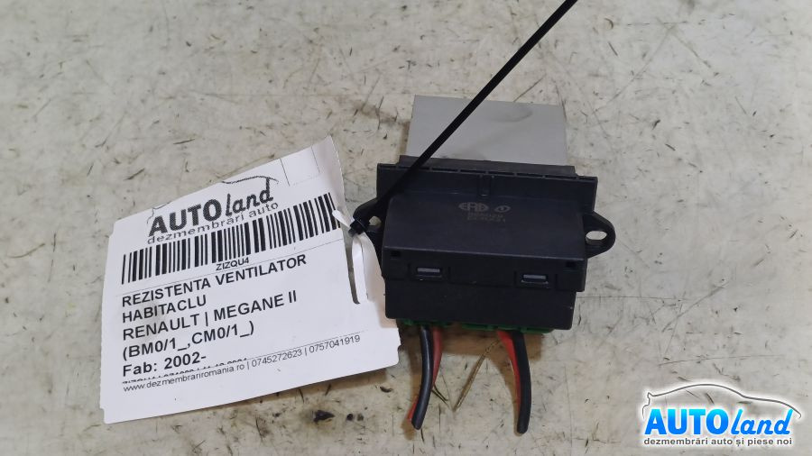 Rezistenta Ventilator Habitaclu 665029 Renault MEGANE II BM0/1 ,CM0/1 2002