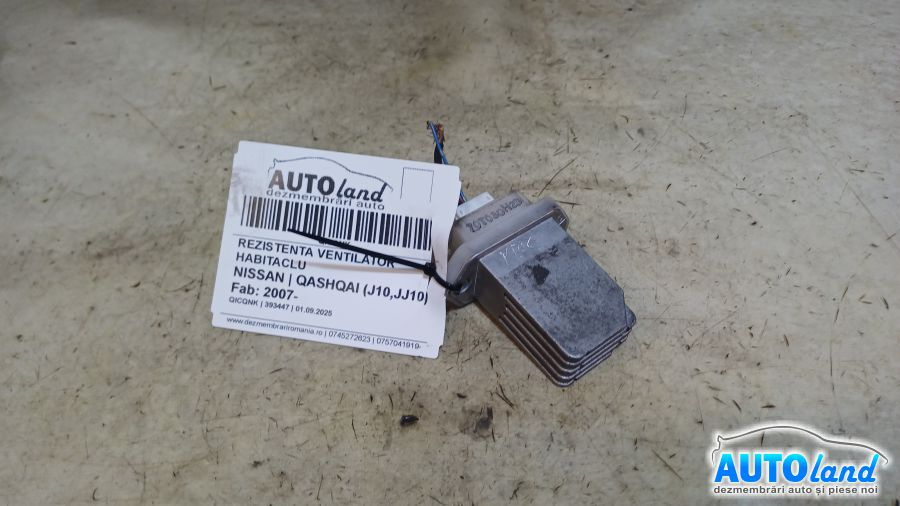 Rezistenta Ventilator Habitaclu 70t030h23 Nissan QASHQAI J10,JJ10 2007