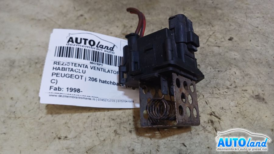 Rezistenta Ventilator Habitaclu 9659799080 Peugeot 206 hatchback 2A/C 1998