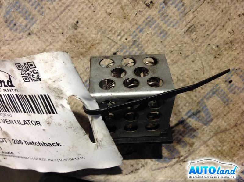 Rezistenta Ventilator Habitaclu Cu 6 Pini Peugeot 206 hatchback 2A/C 1998