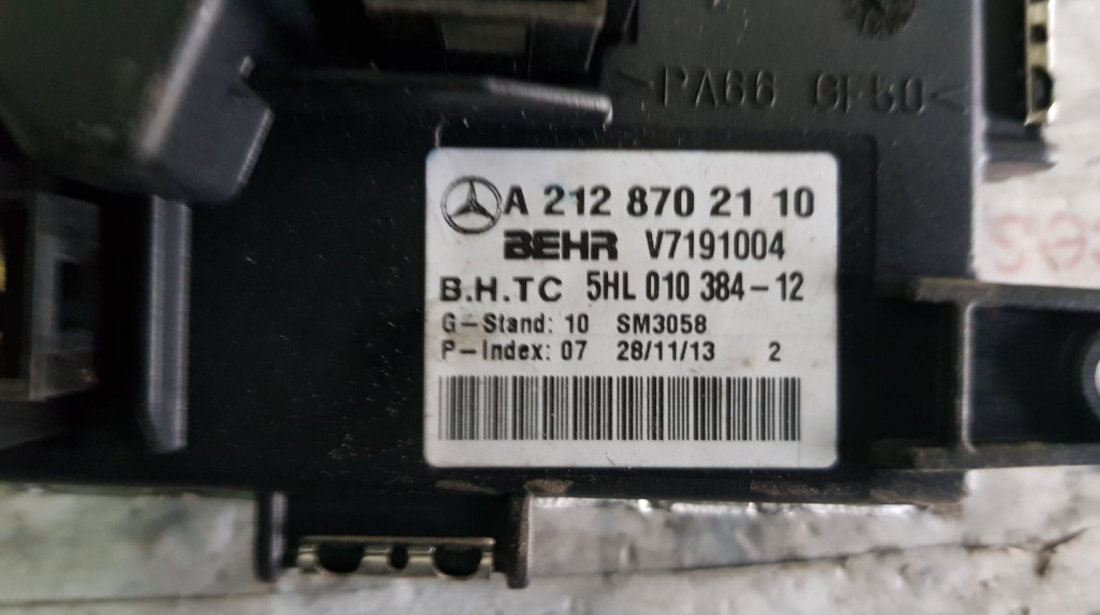 Rezistenta ventilator habitaclu Mercedes-Benz C-Class T-modell (S204) cod piesa : A2128702110