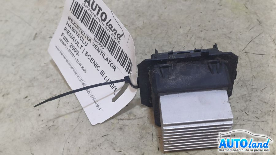 Rezistenta Ventilator Habitaclu Renault SCENIC III JZ0/1 2009