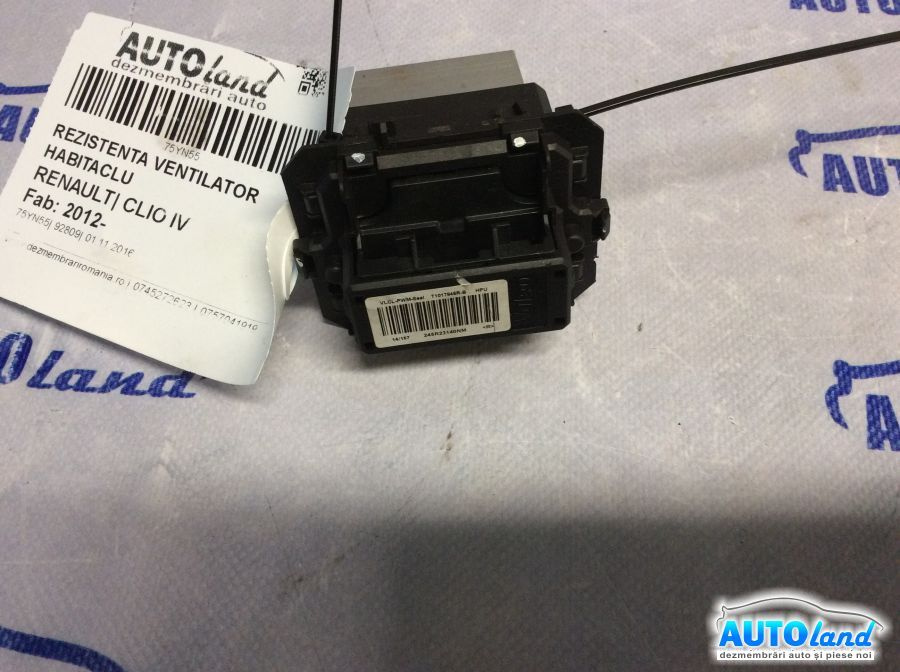 Rezistenta Ventilator Habitaclu T1017845r Renault CLIO IV 2012