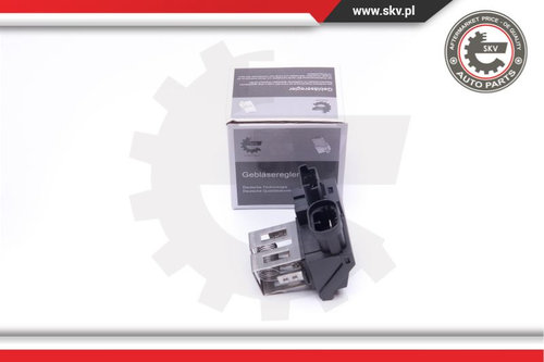 Rezistor pentru suflante ; CITROEN Berlingo C1 C4 PEUGEOT 307 Partner ; 9663558880