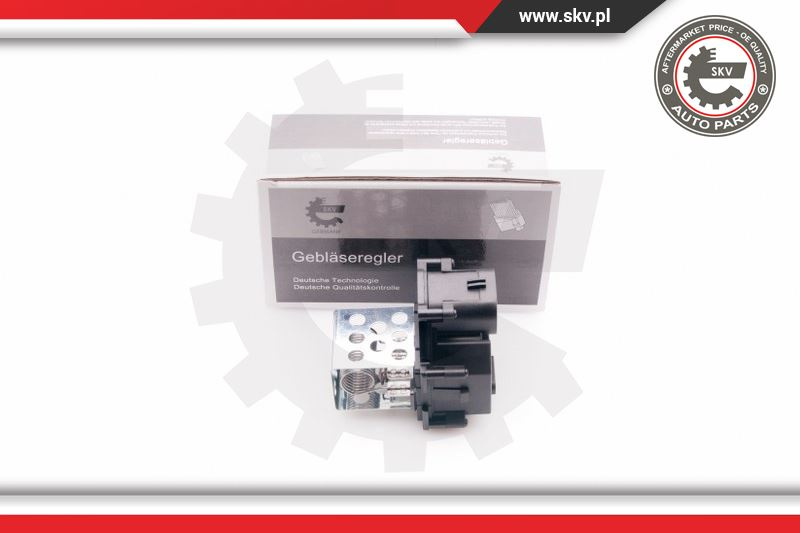 Rezistor pentru suflante ; CITROEN C4 Berlingo Xsara Picasso PEUGEOT 206 307 308 Partner ; 9649247680