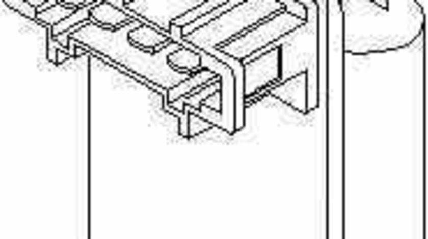 Rezistor trepte ventilator habitaclu aeroterma VW GOLF III 1H1 TOPRAN 104 117
