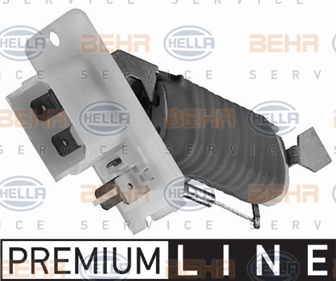 Rezistor, ventilator habitaclu (9XX009122001 HELLA) OPEL,VAUXHALL