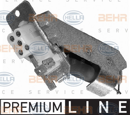 Rezistor, ventilator habitaclu (9XX009122021 HELLA) HOLDEN,OPEL,VAUXHALL