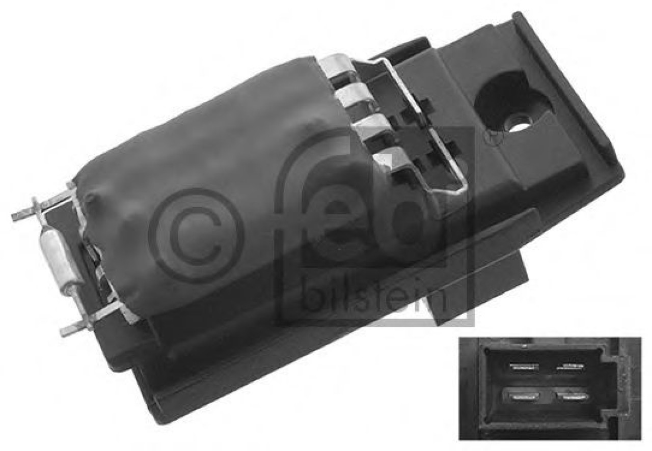 Rezistor, ventilator habitaclu FORD MONDEO III Combi (BWY) (2000 - 2007) FEBI BILSTEIN 45415 piesa NOUA