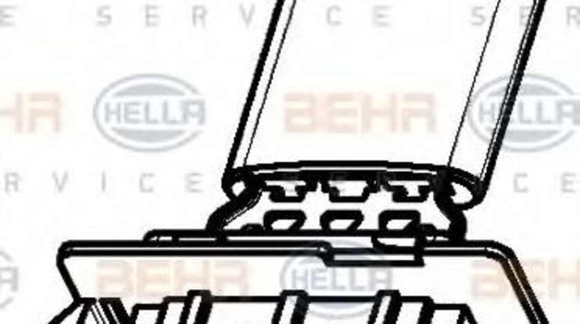 Rezistor, ventilator habitaclu VW CADDY III Caroserie (2KA, 2KH, 2CA, 2CH) (2004 - 2016) HELLA 9ML 351 332-371 piesa NOUA