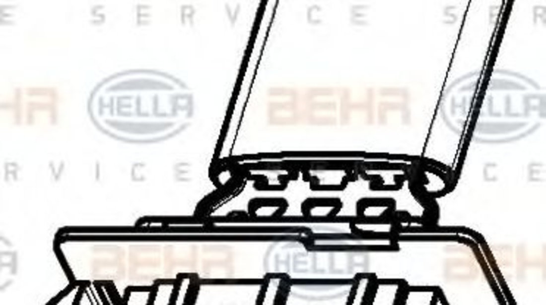 Rezistor, ventilator habitaclu VW GOLF VI (5K1) (2008 - 2013) HELLA 9ML 351 332-371 piesa NOUA