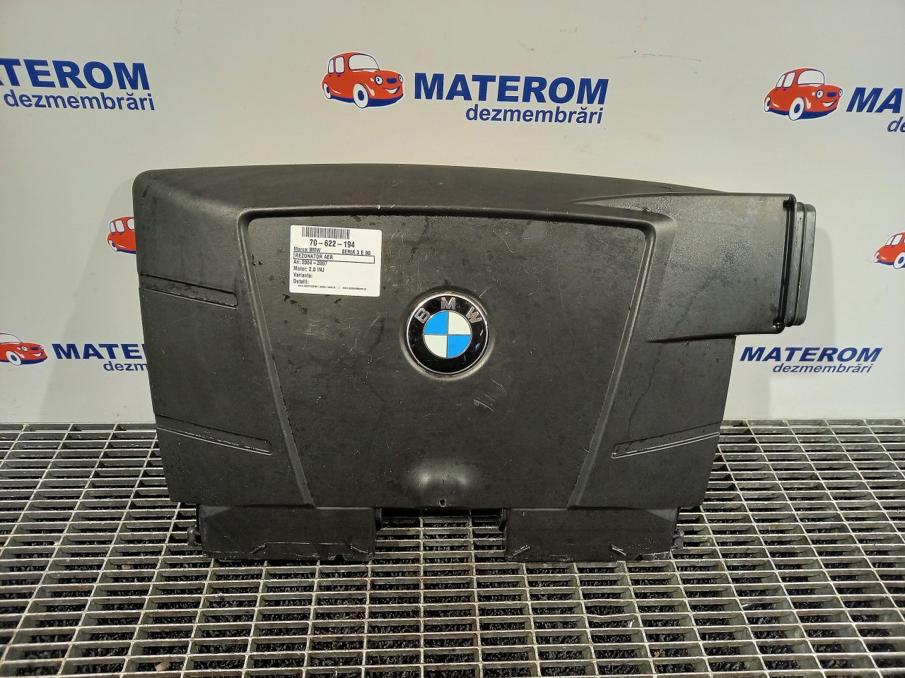 REZONATOR AER BMW SERIA 3 E 90 SERIA 3 E 90 2.0 INJ - (2004 2007)
