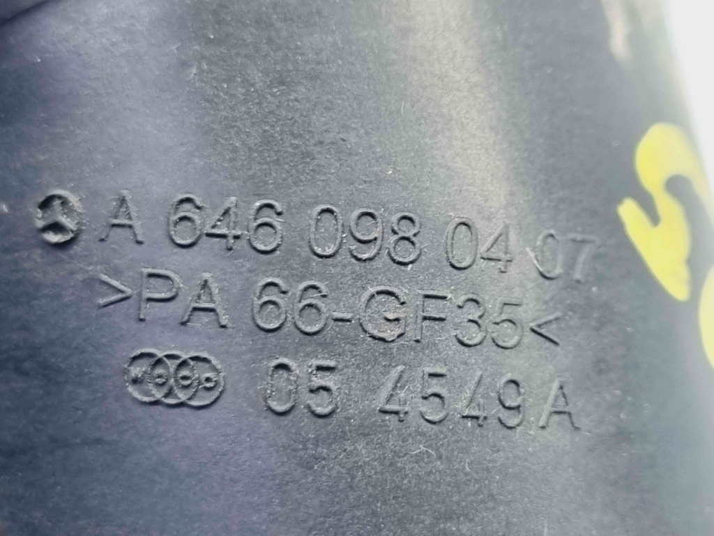 Rezonator aer Mercedes Clasa CLK (C209) [Fabr 2002-2009] A6460980407 2.2 CDI 646966 2.2 CDI 646966 80KW / 109CP