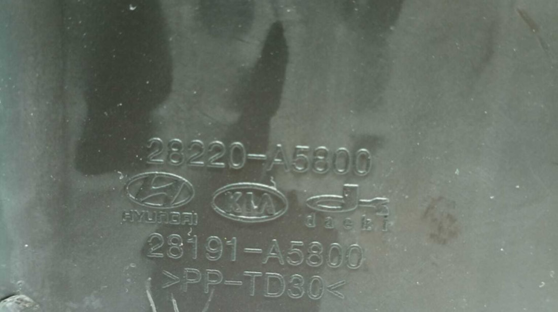 Rezonator Carcasa Filtru Aer Cu Defect Hyundai I30 2010 - 2015 Cod 28220-A58020 28191-A5800 [2185]