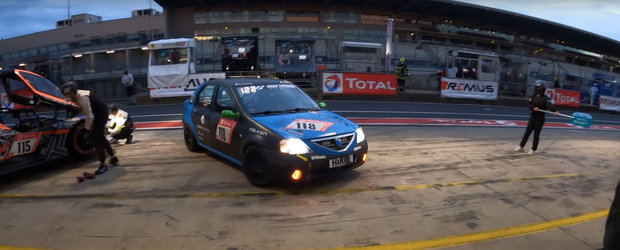 Risti sa adormi la volanul ei. Uite cat de 'rapida' e o Dacie pe Nurburgring. Video