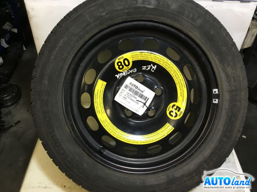 Roata de Rezerva 1k0601027k R16 Et 50 Skoda OCTAVIA 1Z3 2004