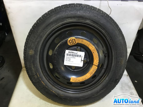 Roata de Rezerva 400bx14h Slim Fiat 500 2007
