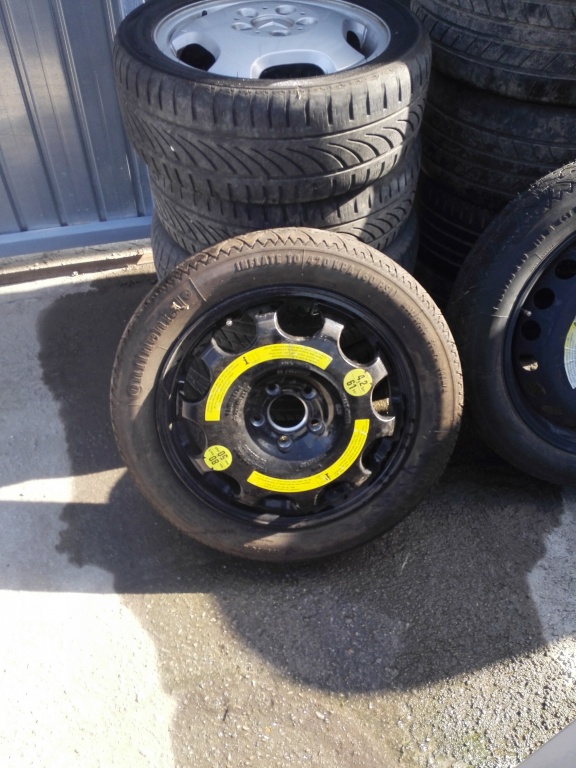 Roata de rezerva Mercedes aluminiu