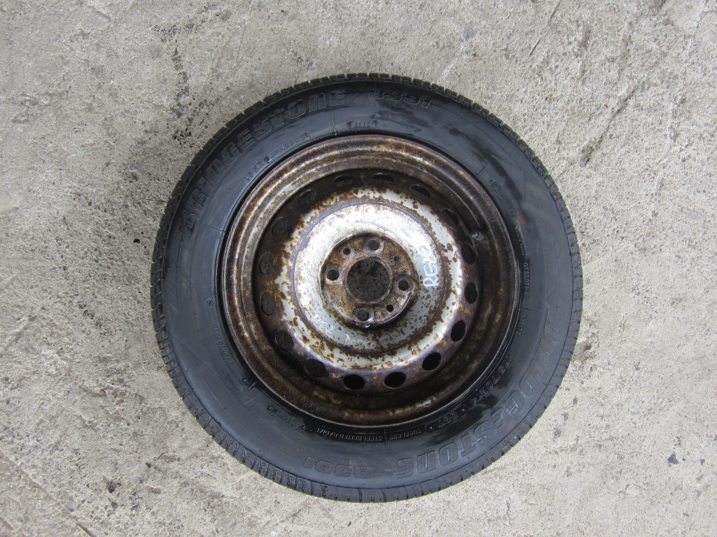 ROATA DE REZERVA R14 CU ANVELOPA BRIDGESTONE 175/75R14 FIAT DOBLO FAB. 2000 – 2006 ⭐⭐⭐⭐⭐