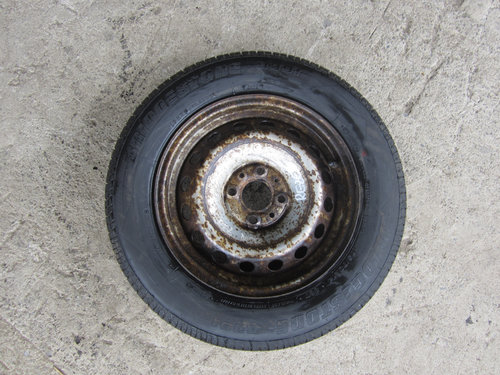 ROATA DE REZERVA R14 CU ANVELOPA BRIDGESTONE 175/75R14 FIAT DOBLO FAB. 2000 – 2006 ⭐⭐⭐⭐⭐