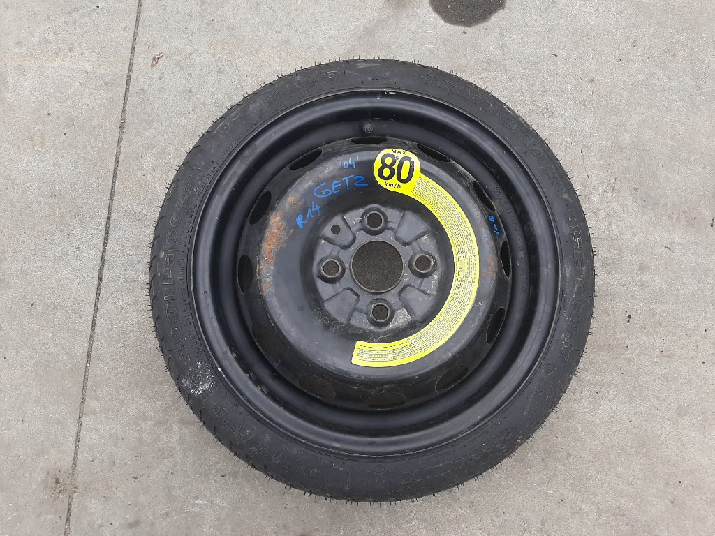 Roata de rezerva r14 hyundai getz 2002-2009 5291025900