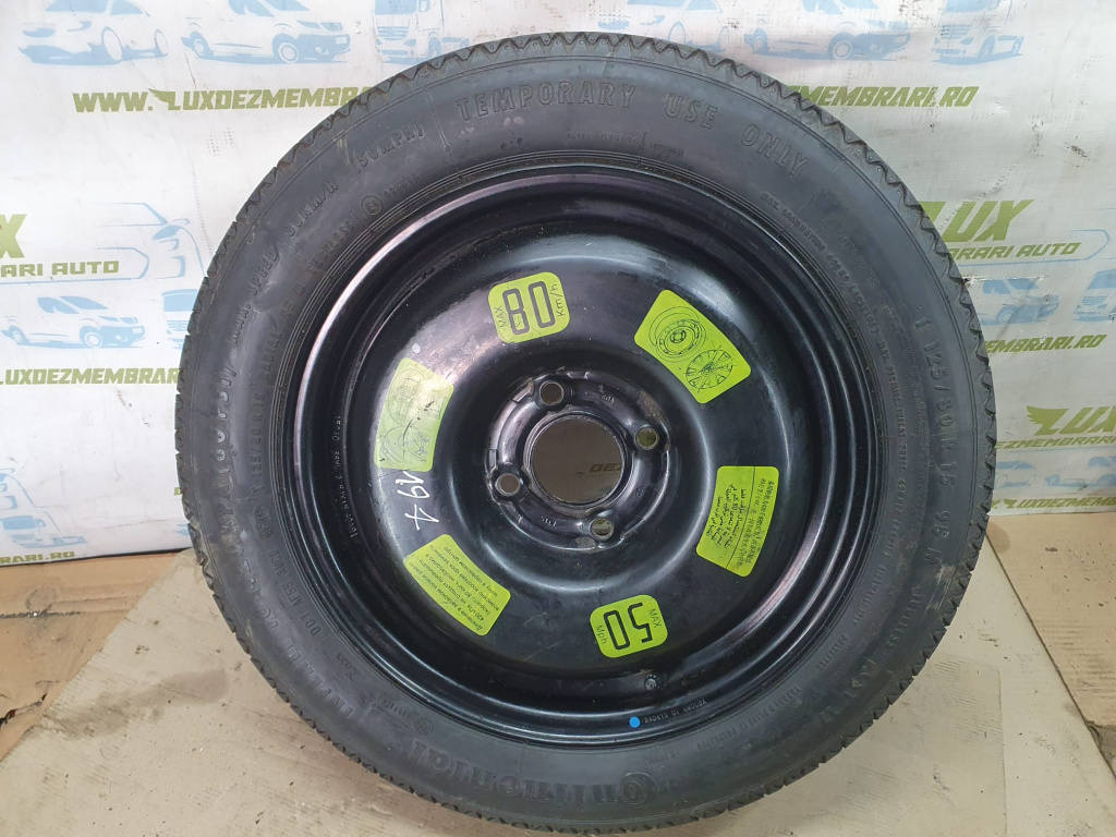 Roata de rezerva R15 Citroen C-Elysee 2 [2012 - 2017] 1.6 hdi 9HJ
